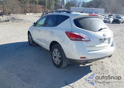 2013 Nissan Murano Sl from USA, damaged, VIN JN8AZ1MU7DW200717